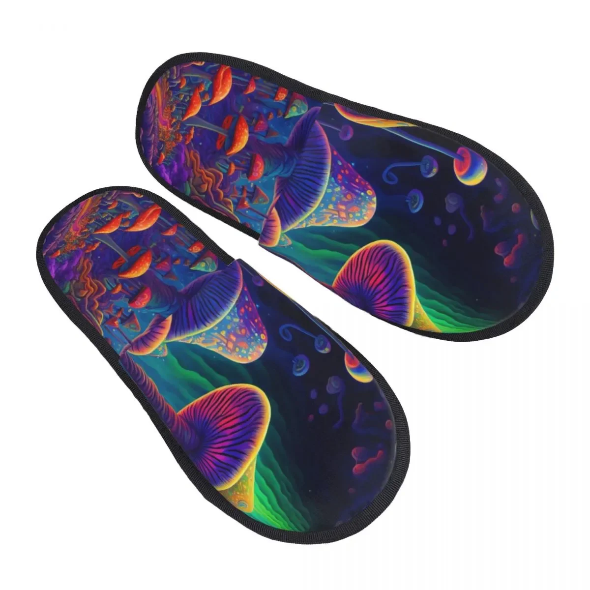 

Индивидуальные психоделические грибы Триппи готические мягкие домашние тапочки с эффектом памяти женские удобные теплые Нескользящие тапочки на подошве