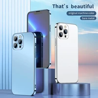 for iphone 13 pro max phone shell 12 original color ag frosted glass electroplating soft edge full wrap fall protection case 11