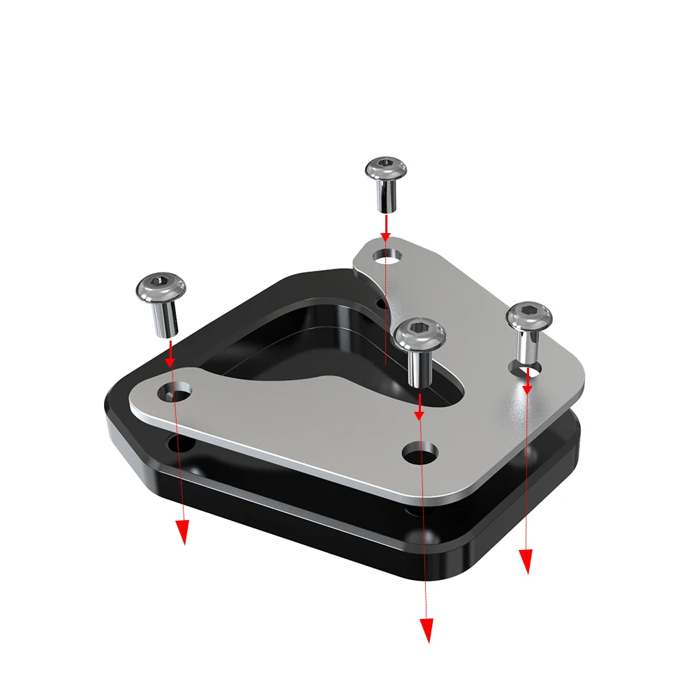 

Side Kickstand Extension Plate Motorcycle Accessories KickStand Enlarger Foot Pads Support For KOVE 450 Rally 2022 2023 2024