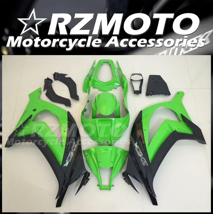 

4Gifts New ABS Fairings Kit Fit For KAWASAKI ZX-10R 11 12 13 14 15 ZX10R 2011 2012 2013 2014 2015 Bodywork Set Black Green