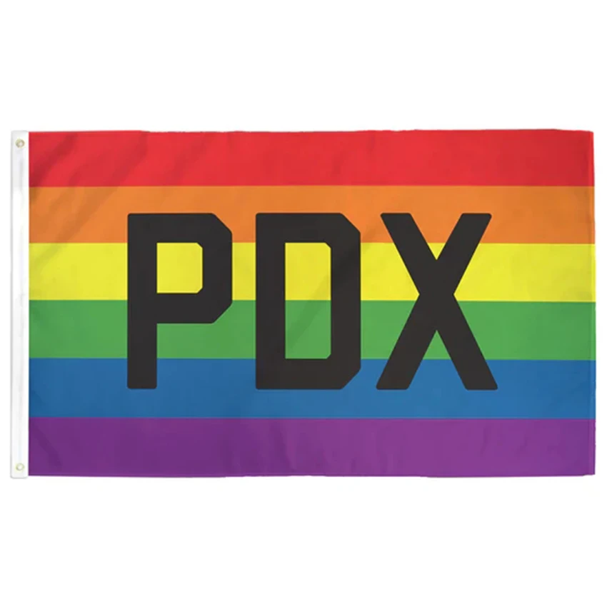 

Portland Pride Flag 3x5FT Banner Outdoor Or Indoor Decoration Polyester Digital Print Advertising Parade