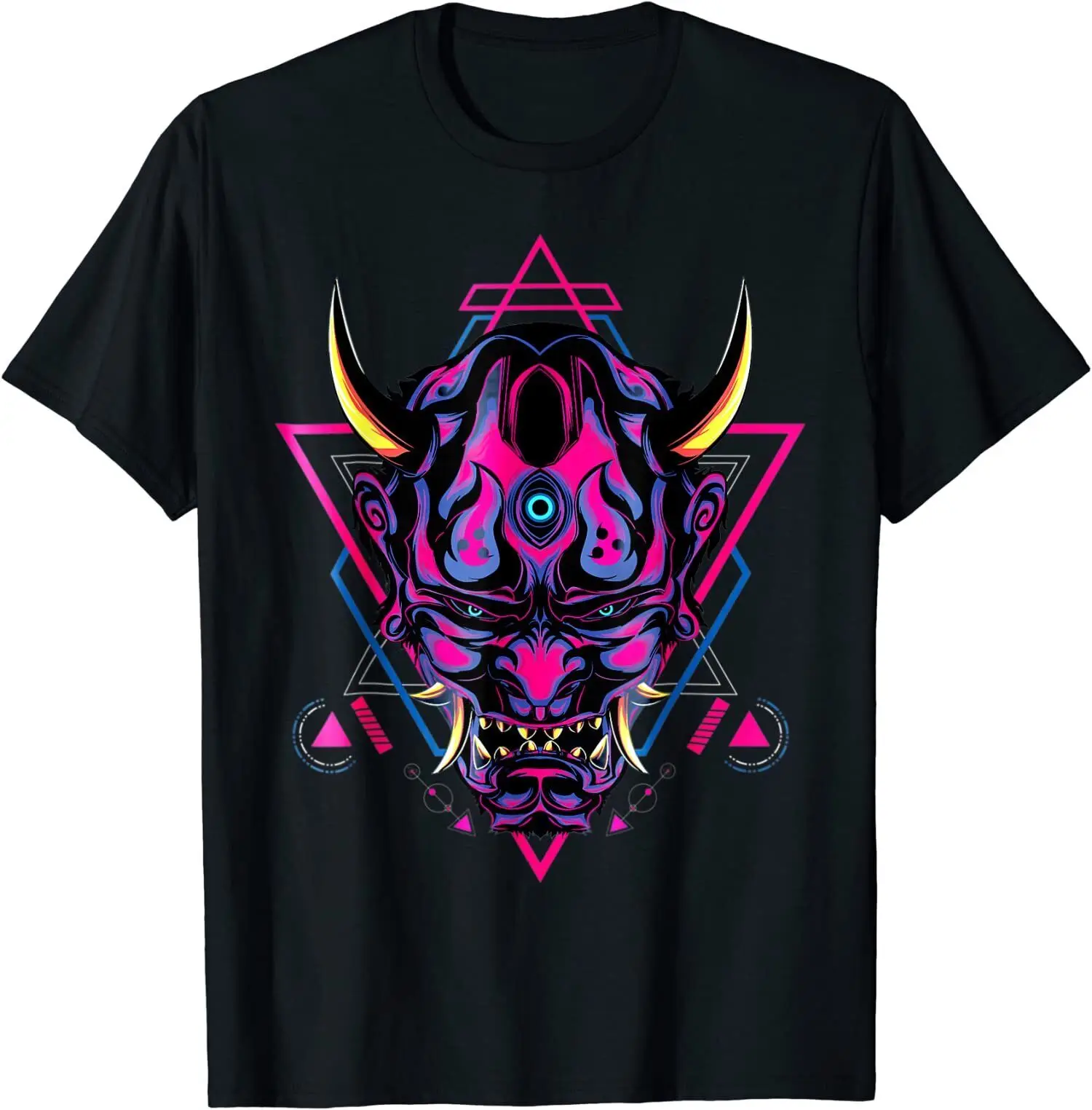 

Samurai Demon Oni Akuma Mask Bushido Men T Shirt Print T Korean Style Aesthetic T Shirt Streetwear Modis Japanese Clothes
