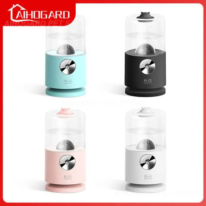 

Smart Rotating Projection Humidifier Household Small Desktop Colorful Night Light Spray Water Meter Air Humidification Purifier