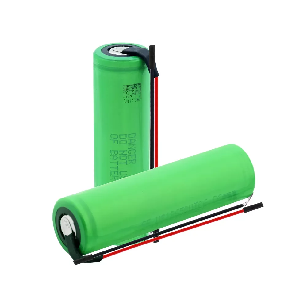 

2022 New 3.7V 3000mAh Lithium Li Ion 18650 Battery Us18650 With Two Wires For VTC6 30A High Discharge Tools Flashlight Battery