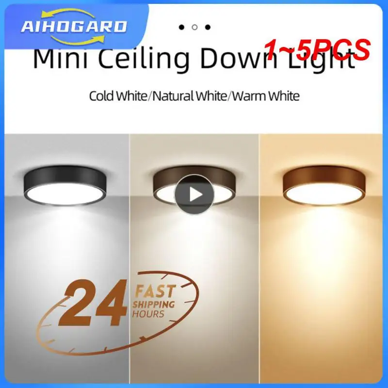 

1~5PCS Ceiling Lighting 10W Surface Mounted Downlight Ceiling Lamp for Living Room Spotlight Panel Lights Kitchen Lamp
