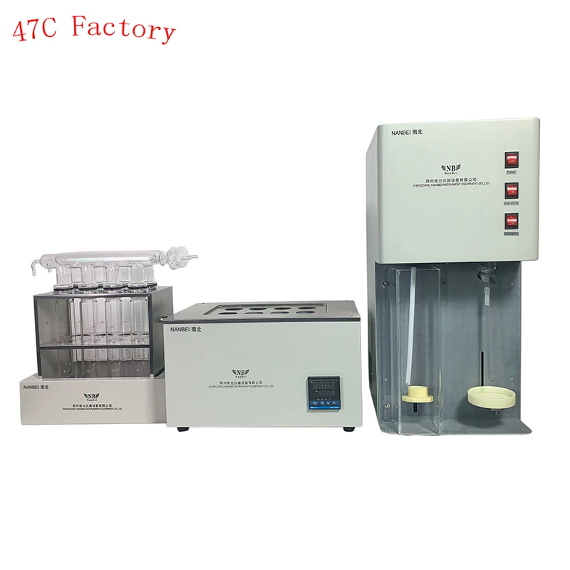 

NANBEI Semi-automatic Kjeldahl Distillation Apparatus Kjeldahl Nitrogen Analyzer