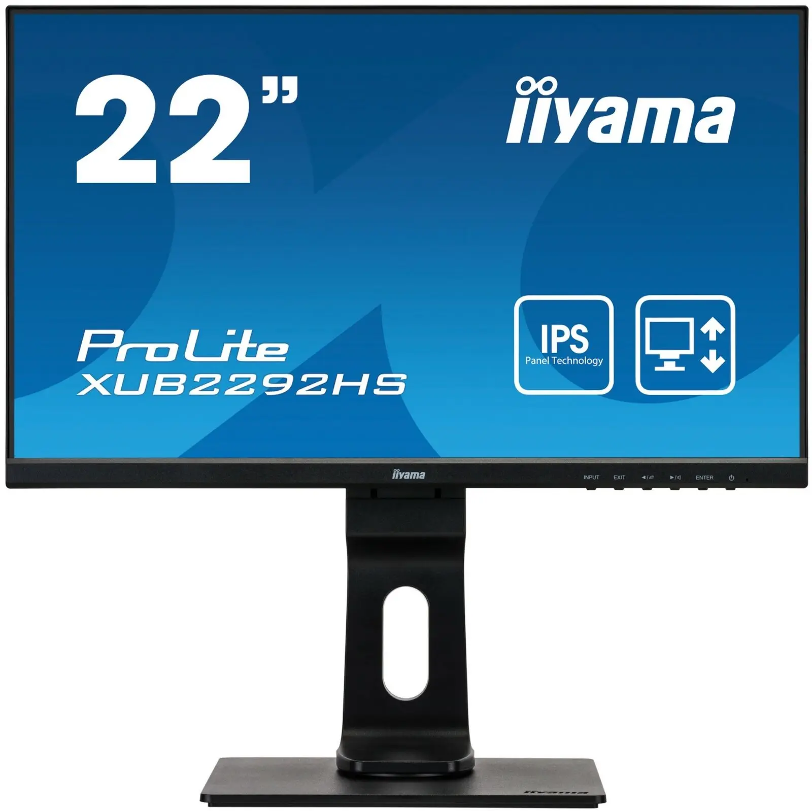 

iiyama ProLite XUB2292HS-B1 LED display 54.6 cm (21.5") 1920 x 1080 pixels Full