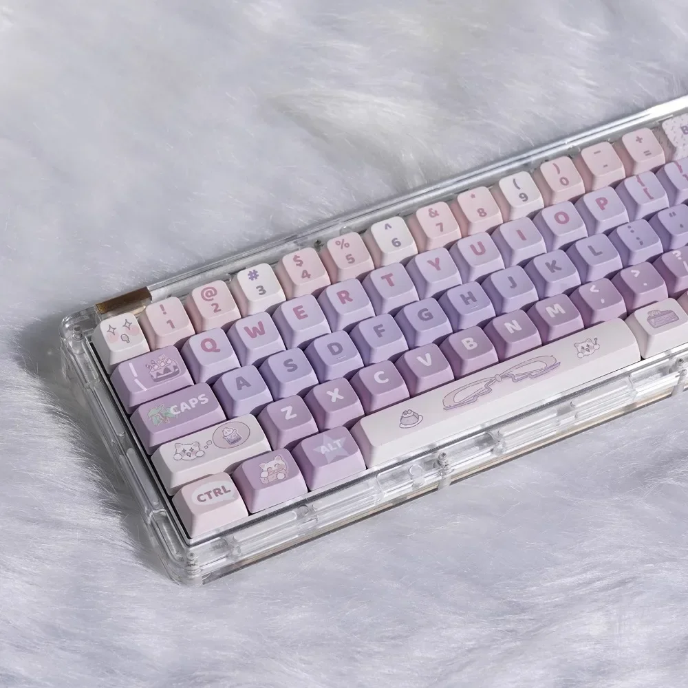 126 шт. колпачок для клавиш из ПБТ 5-сторонняя термосублимация MDA-профиль