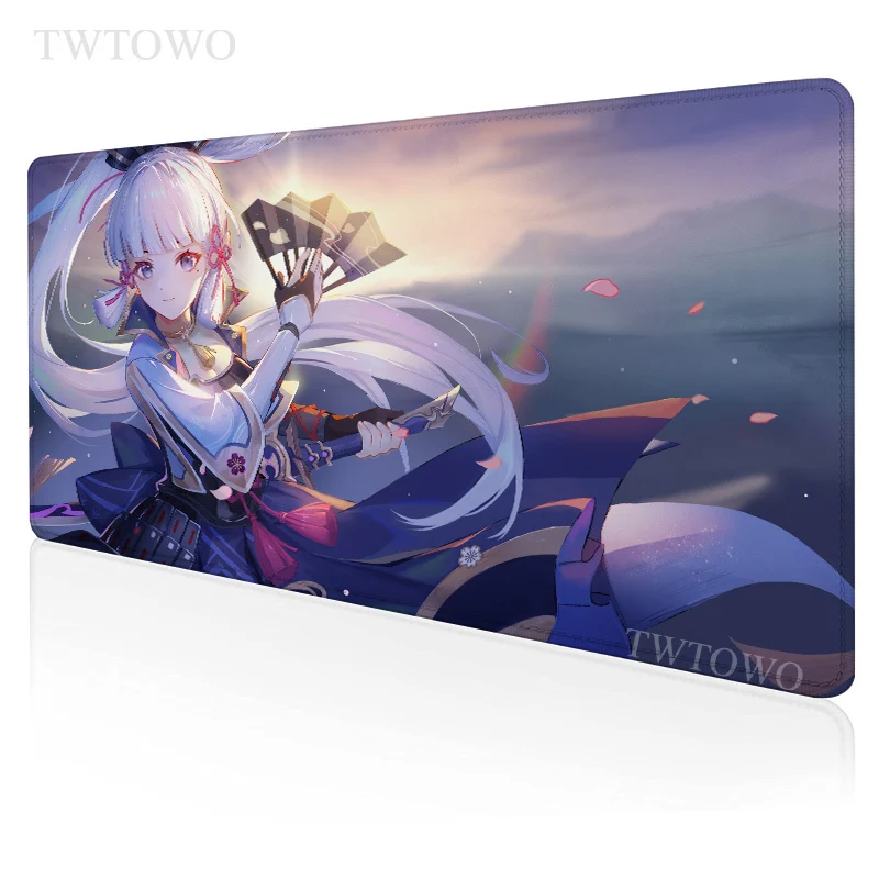 

Игровой коврик для мыши Genshin Impact Ayaka XL, новый персонализированный домашний коврик для мыши XXL, коврик для клавиатуры, офисный мягкий Противос...