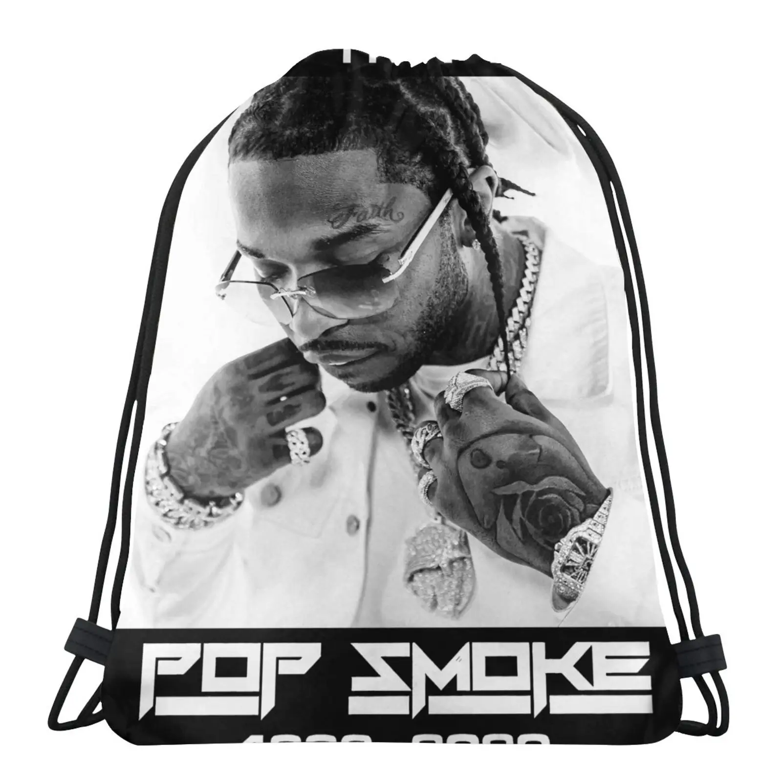 

Мужской рюкзак Smoke Rapper 2228, дешевые женские сумки, тканевая сумка, Аниме Сумка, зеркальная карманная сумка на шнурке, Детская тканевая сумка