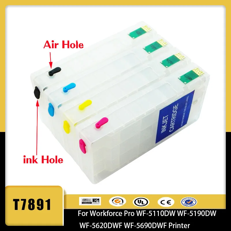 Vliaxh T7891 - T7894 многоразовый картридж с чипом для рабочей силы