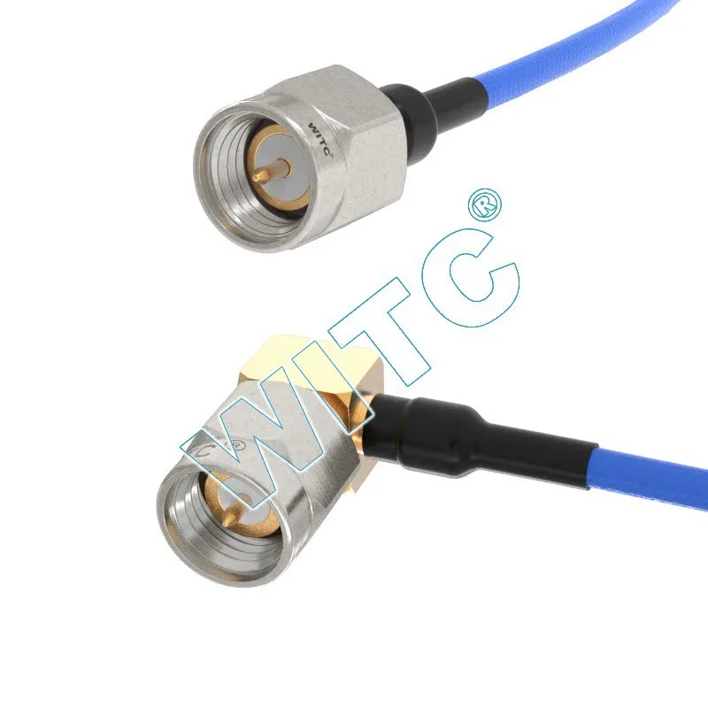 Гибкий радиочастотный кабель WTF5-42-40, 18G, высокочастотный, SMA-JWJ, соединительный, SMA-штекер, угловой, с разъемом WITC (1 шт.) (art.: 3920d8cf4cb87) - 3920d8cf4cb87