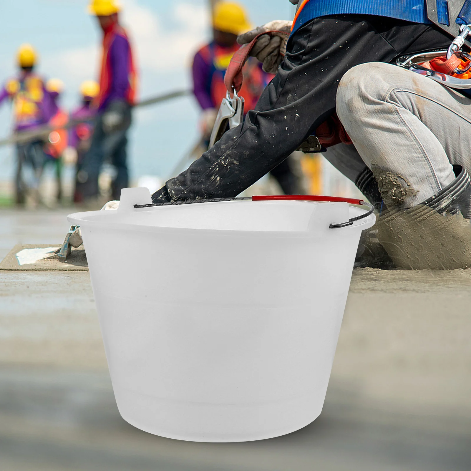 Ведро с крышкой ведра для цемента из говяжьих сухожилий пустые портативные