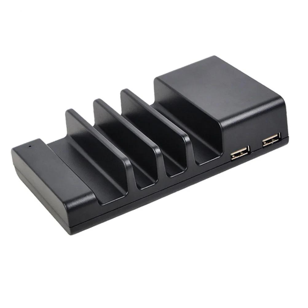 

Multiple Powerhouse 4 Ports USB Charging Station-Hub Dock For Phones Tablets And Wearable Devices Black (Plug)