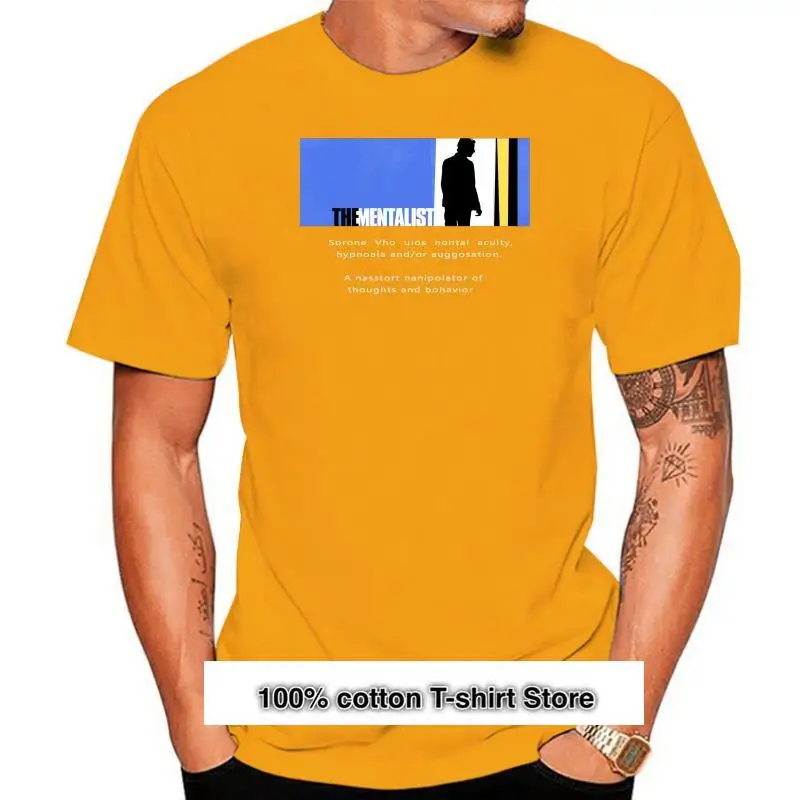 

Camiseta 100% de algodón con cuello redondo para hombre y mujer, camisa con estampado personalizado, camiseta del mentalista