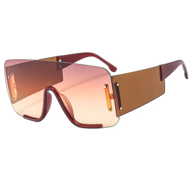 

Солнцезащитные очки YOOSKE без оправы для мужчин и женщин, пляжные ветрозащитные Классические Дорожные солнечные очки, UV400