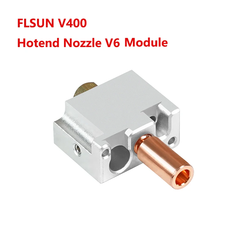 FLSUN V400 Hotend Nozzle V6 Module Extruder Parts Brass Screw Throat Heat Block Print Head 3D Printer Accessories FLSUN V400 Hotend Nozzle V6 Module Extruder Parts Brass Screw Throat Heat Block Print Head 3D Printer Accessories
