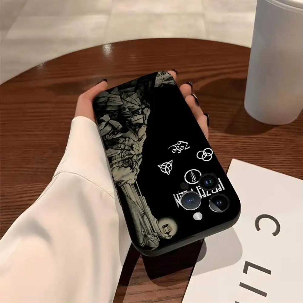 Чехол для телефона Z-Zeppelin-n Led для iPhone 17, 16, 15, 14, 13, 12, 11, Plus, Pro Max, Mini, мягкий силиконовый, черный (art.: 3920da73ab082) - 3920da73ab082