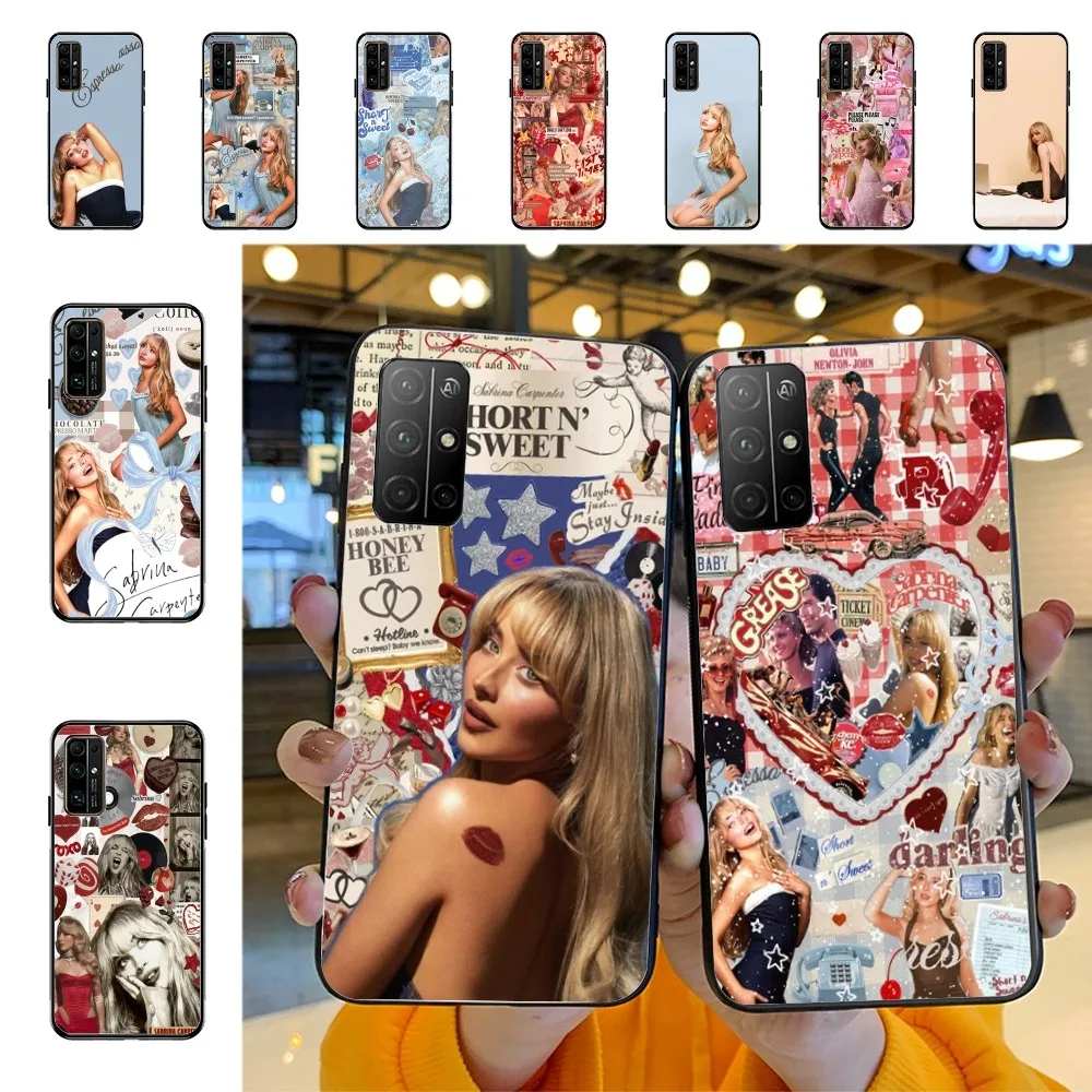Чехол для телефона Singer S-Sabrina C-Carpenter Huawei Honor 10 lite 9 20 7A 9X 30 50 60 70 pro plus мягкий