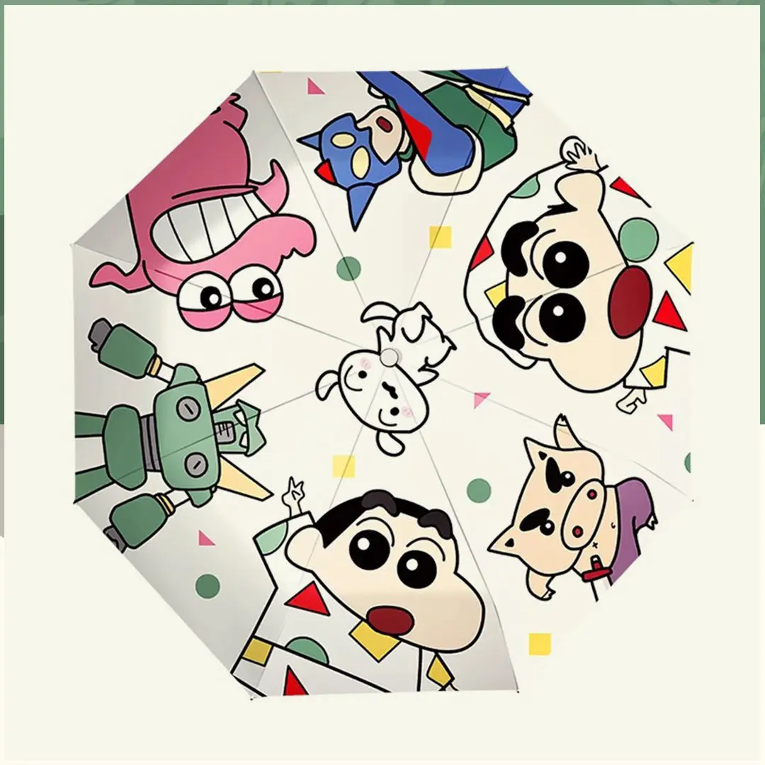 Новый милый ручной Зонт Shin-chan аниме фигурки портативный зонтик