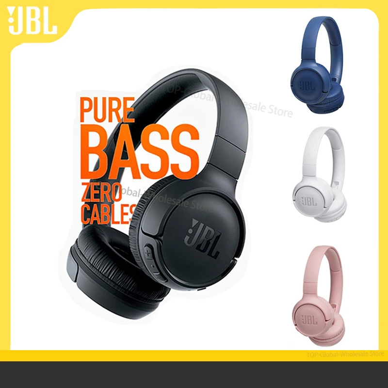 

JBL TUNE E500BT Headphone Deep Bass Sound Sports Game Bluetooth Headset Canceling Foldable t500bt Earphones bluetooth earbuds