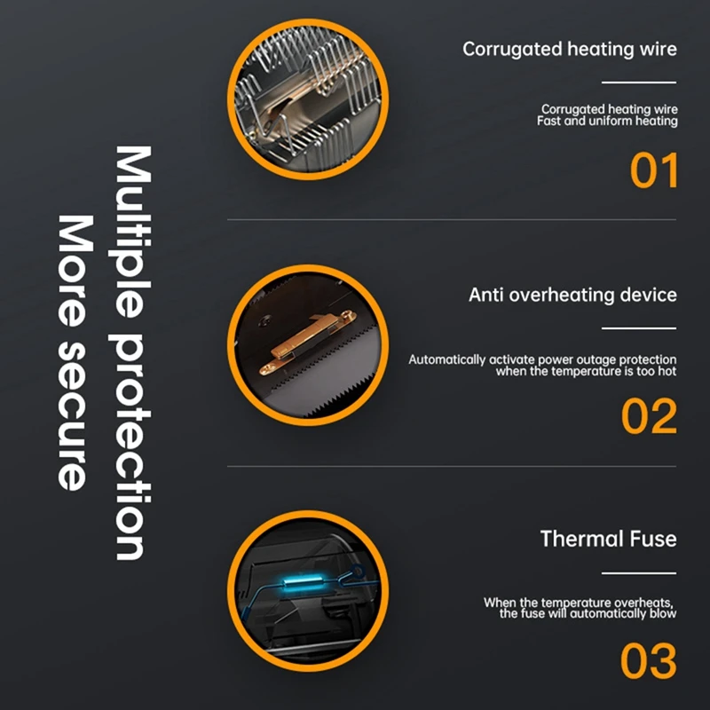 Бытовой электрический обогреватель для спальни зимний умный дома