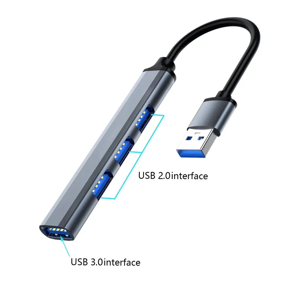 USB C HUB 3.0 Type C 4 Port Multi Splitter Adapter Docking Station For Lenovo Xiaomi Macbook Pro Air Pro PC Computer Accessories