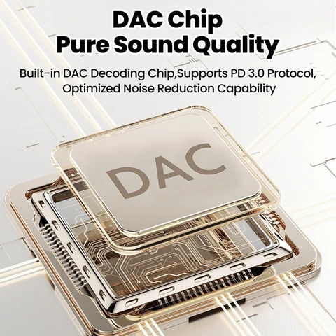 PD 10 Вт/100 Вт Тип C Адаптер для наушников Разъем 3,5 мм Аудио адаптер для наушников USB Type C к USB-C Адаптер для зарядки Аудиоразъем