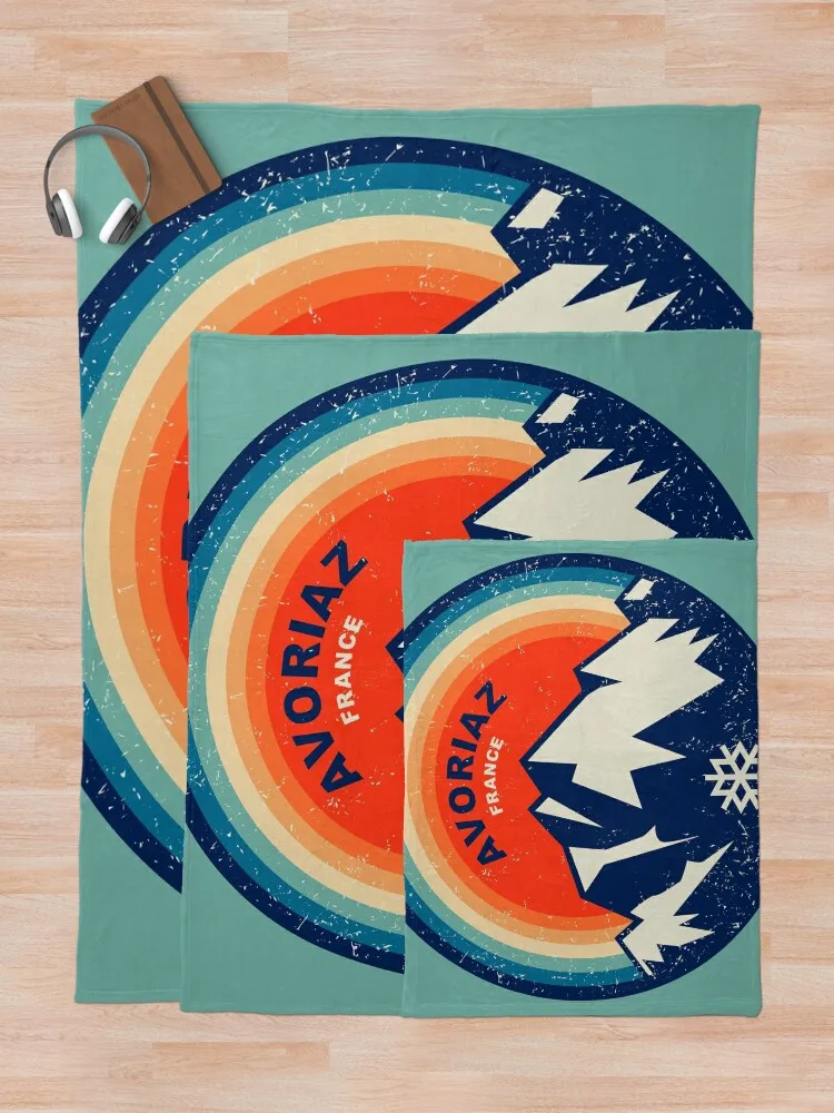 Аворiaz Франция Плед Зимние кровати Большие одеяла