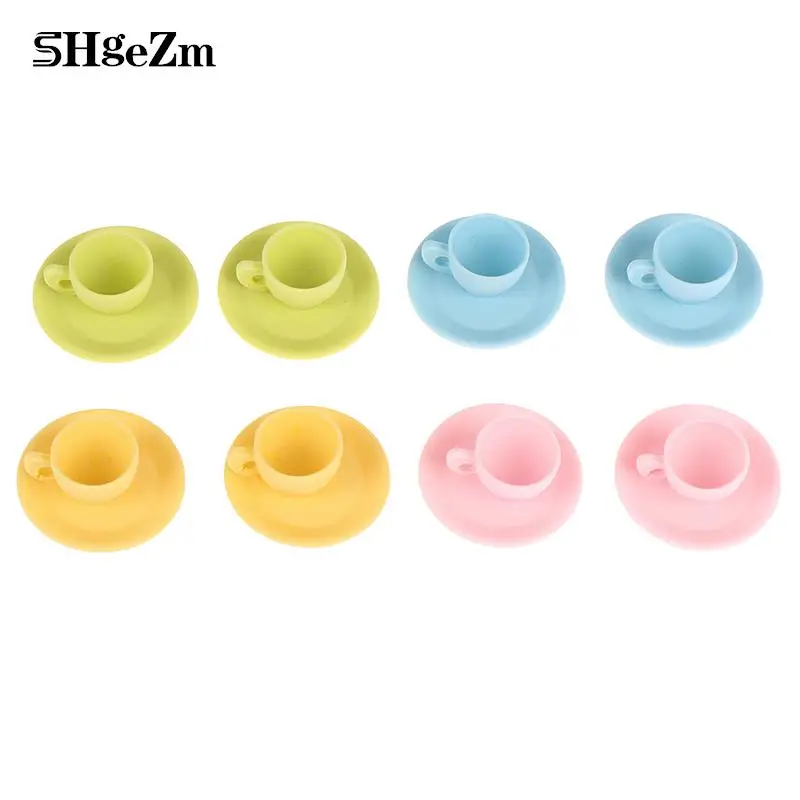 

2Pcs Kitchen Doll Accessories Dollhouse Miniature Coffee Cup For Kitchen Room Food Drink Home Tableware Decors