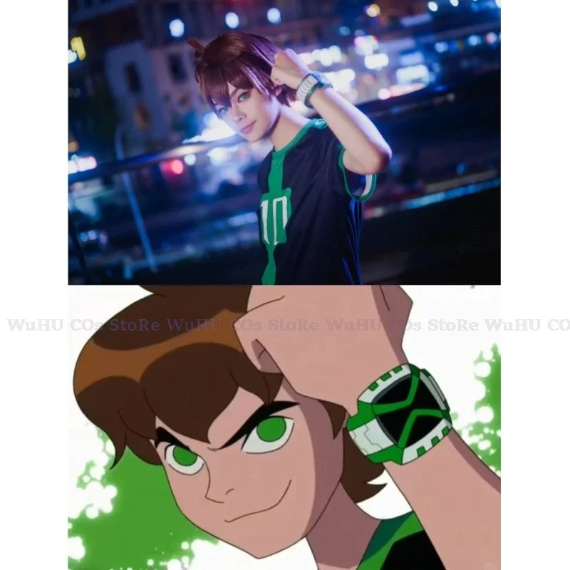 Костюм Бен для косплея Tennyson 10 пальто зеленая куртка детей мальчиков и девочек