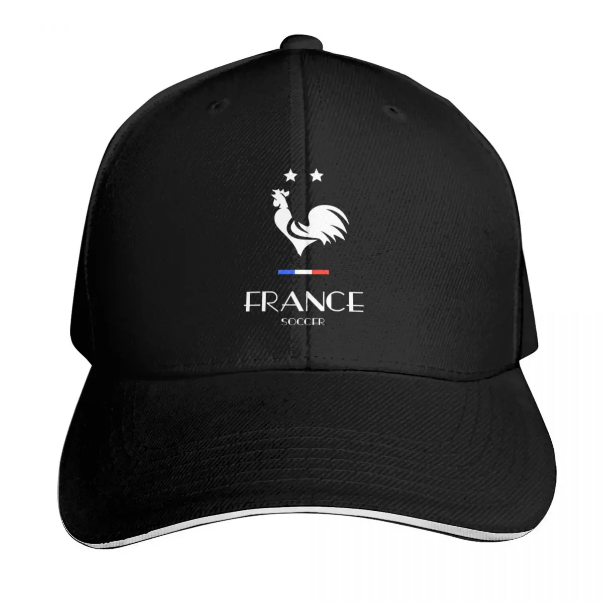 Фото Бейсболка FRANCE Rooster Soccer Football Sports Two Stars, кепка-снепбэк, дизайнерская кепка, кепка-тракер, мужская и женская. №1