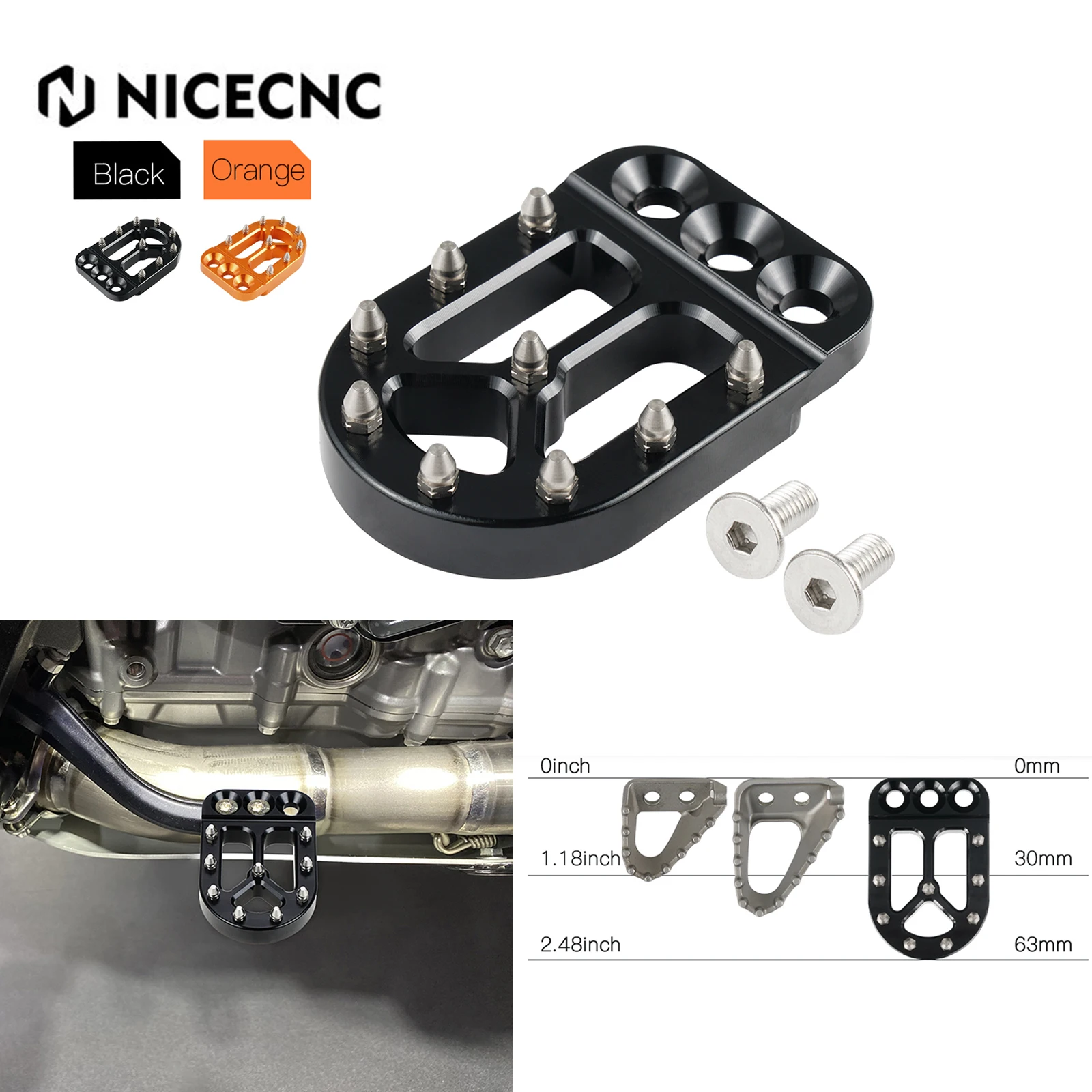 Педаль тормоза для KTM 690 Enduro R 2008-2023 SMC 2019-2023 790 890 Adventure/R/S 2018-2023 GasGas 700 SM ES