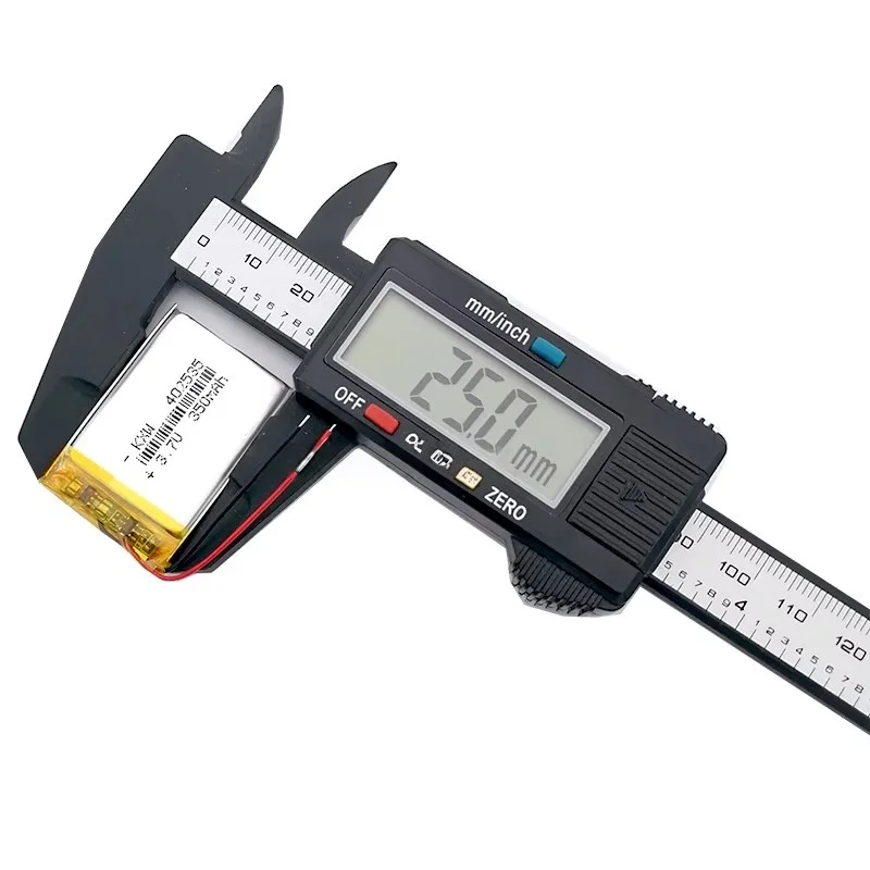 Фото Высококачественные литий-полимерные аккумуляторы 402535 3.7V 350mAh для умных электрических массажеров, косметических приборов, автомобильных видеорегистраторов, перезаряжаемые батареи №3