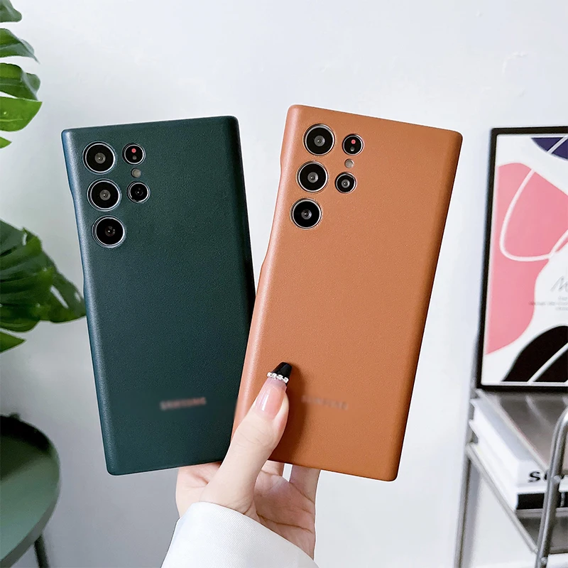 

Чехол для Samsung Galaxy S23 Ultra S23 Plus S23 Роскошный кожаный чехол S 23 + 360 полноразмерный защитный чехол с защитой от падения