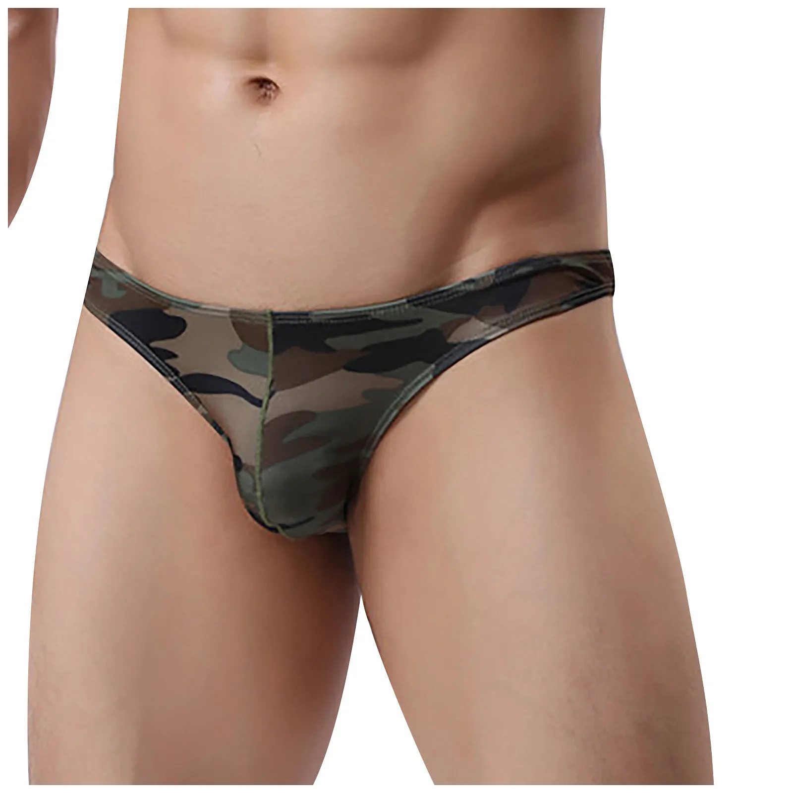 

Low Print Underwears Knickers Waist Sexy Briefs Men Underpants Camouflag Softty Men's underwear Brand Sexy Mens Underwear