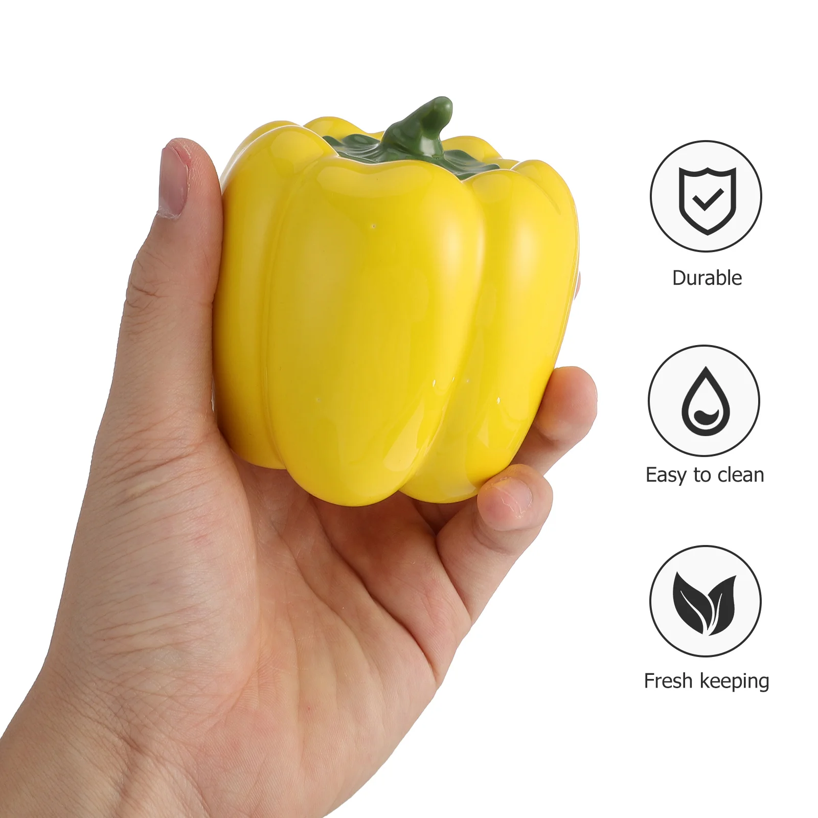 Green Pepper Shape Sealed Jar Multi-purpose Sealed Jar Creative Sealed Jar