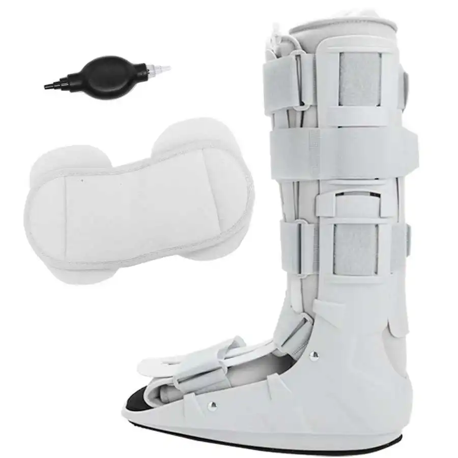 Aircast Foam Pneumatic Walking Boot Ankle Strap Support Foot Orthosis Plantar Splint Brace Walker Braces Supports Health Care