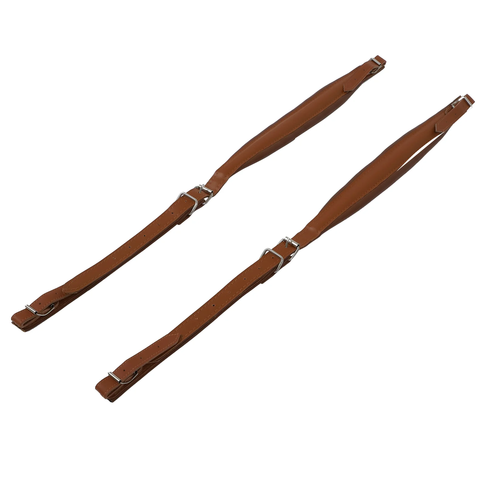 

2Pcs Accordion Belts Cool Bass Belts Practical Accordion Belts (Coffee)