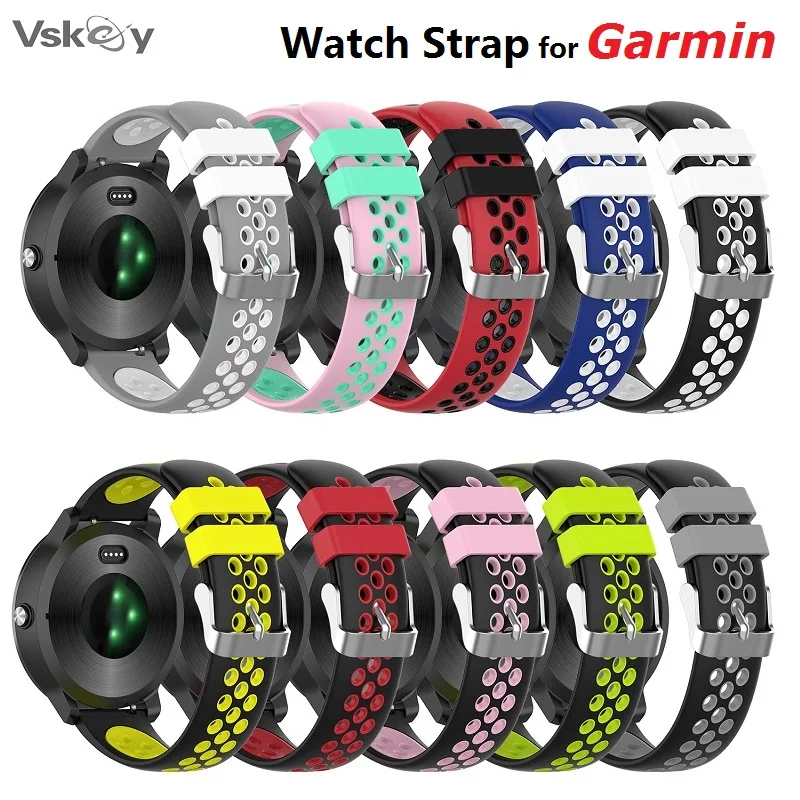 

50PCS Smart Watch Strap for Garmin Venu 2 Plus VivoMove HR Vivoactive 4 Forerunner 955 255 245 Silicone Watch band 20mm 22mm