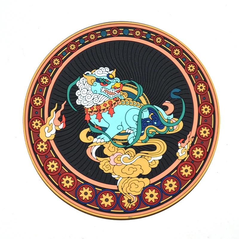 Изготовитель под заказ PVC мягкий резиновый подстаканник оригинальная