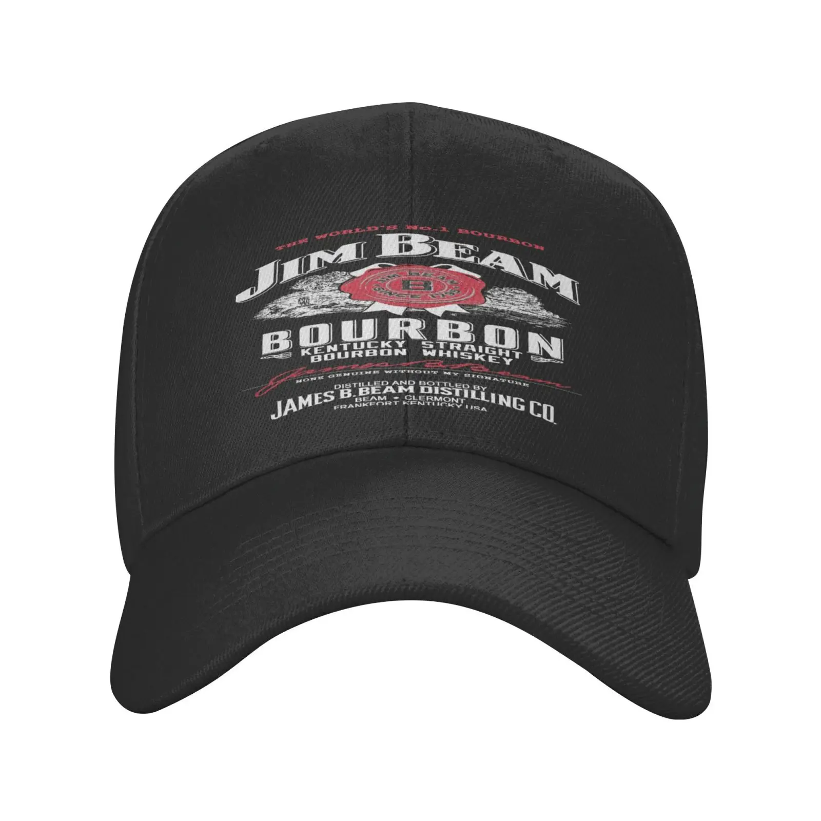 

JI'm Beam Bourbon Whisky Bottle Label 2677 Baseball Cap For Men Summer Bucket Hat Balaclava Man Cap For Boy Hip Hop Caps Cowboy