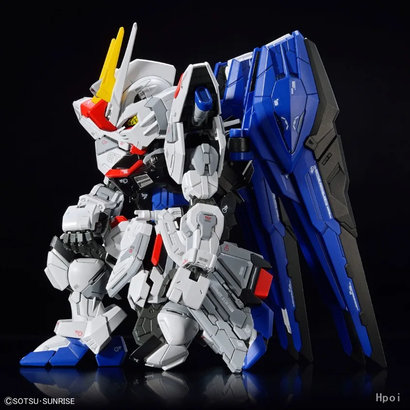 Фото Фигурки BANDAI MGSD Freedom Gundam, мобильный костюм Gundam SEED, милая Q-версия, коллекционная модель, подарок, игрушка №4
