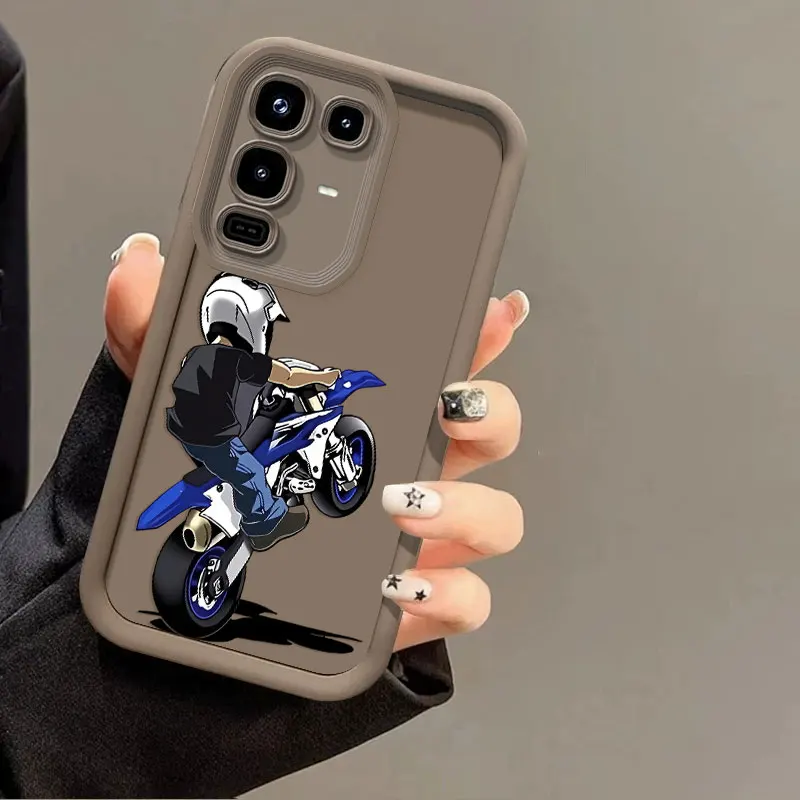 Фото Гибкий силиконовый чехол для Infinix Note 50 Pro Pro+ 4G 50s 50x 5G, защитный чехол с ударопрочным принтом Motocyber. №5