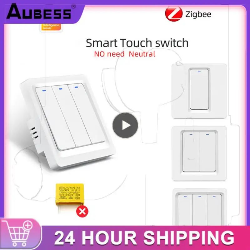 

Switches Push Button Switches Tuya Zigbee Smart Scene Switch Voice Control Smart Life App Smart Wall Light Switch Smart Home