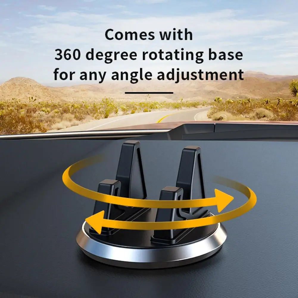 

Универсальный вращающийся на 360 градусов фиксированный автомобильный держатель для телефона аксессуары панель крепление подставка скользящий внутренний инструмент авто GPS анти C B5M3