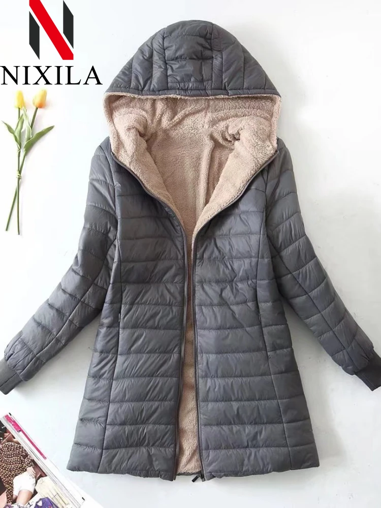 Новое осенне-зимнее пальто женские корейские модные элегантные прямые парки с