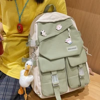 2022 unisex backpack women fashion korean japanese style college teenagers bookbag waterproof travel laptop bag