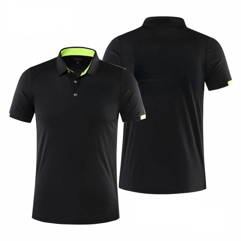 

Quick-drying Sports Polo Shirt Print Embroidery Breathable Lapel Short Sleeve Classic 4xl