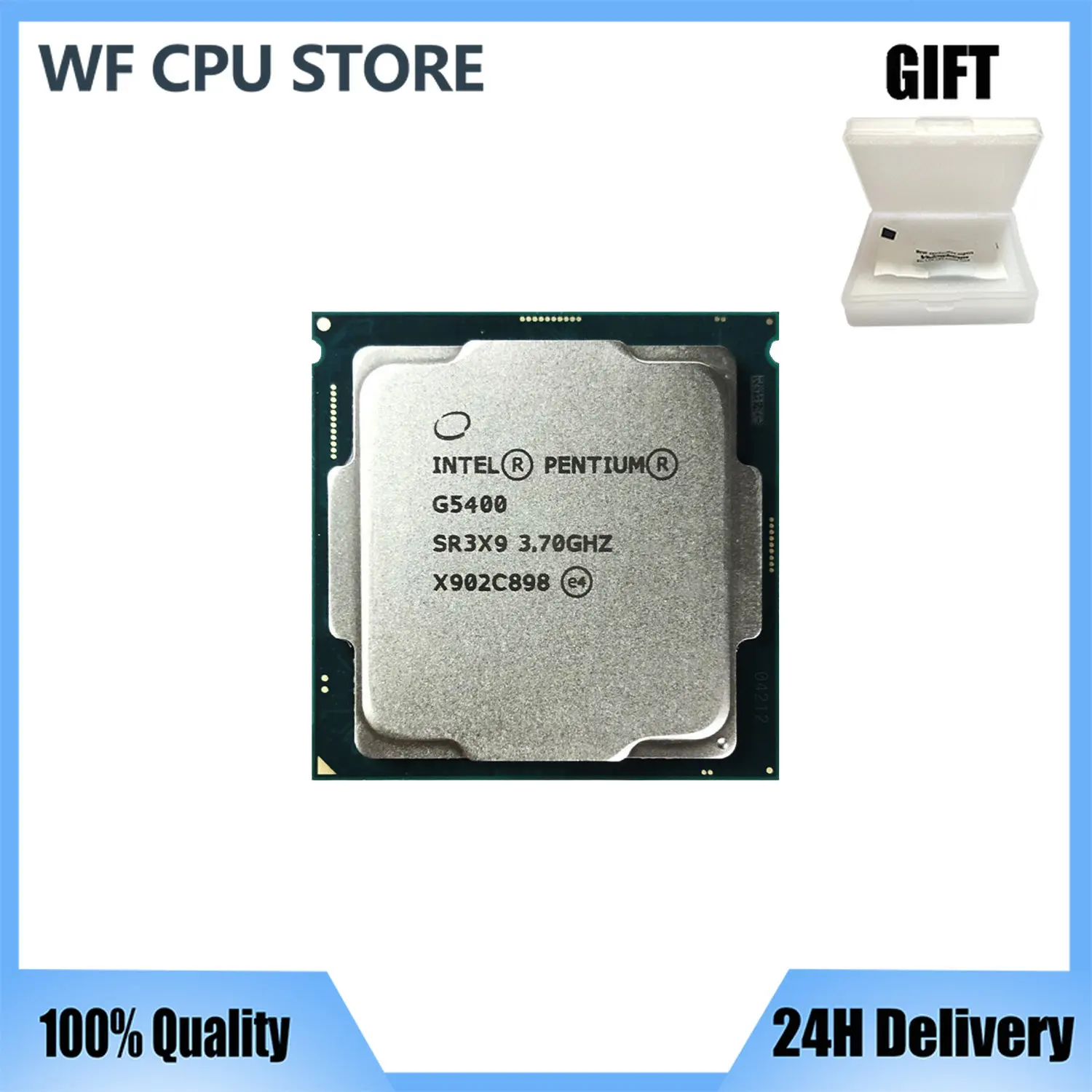 Настольный компьютер Intel PC Pentium, процессор G5400 3,7G 512KB 4 Мб, LGA 1151-land FC-LGA 14 нанометров, двухъядерный процессор